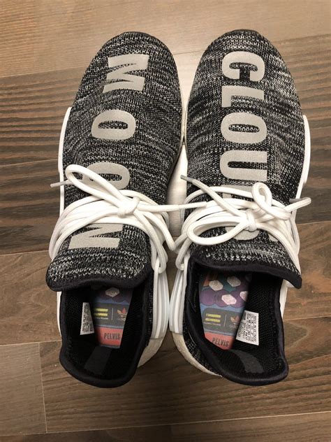 real vs fake adidas size tag human race oreo|How To Spot Fake Pharrell Williams Human Race NMD.